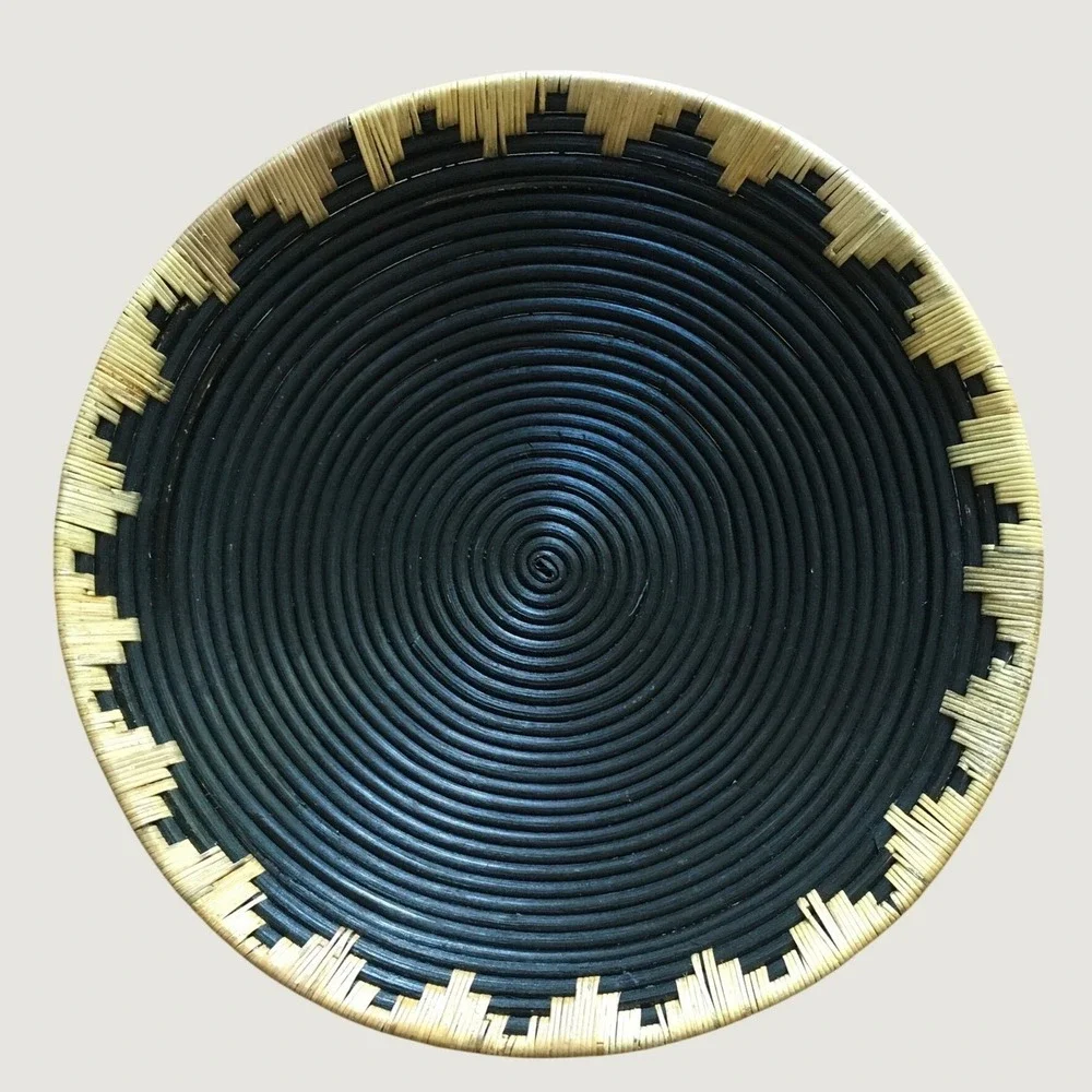 Handwoven African Basket Bowl 17